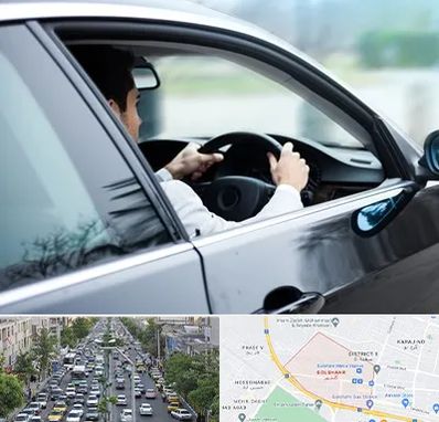 اجاره اتومبیل با راننده در گلشهر کرج