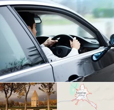 اجاره اتومبیل با راننده در تویسرکان