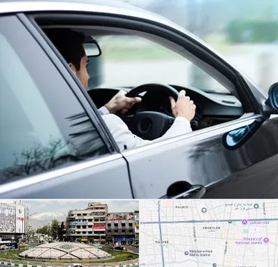 اجاره اتومبیل با راننده در مرکز تهران