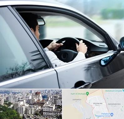 اجاره اتومبیل با راننده در ولنجک 