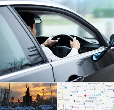 اجاره اتومبیل با راننده در میدان حر 