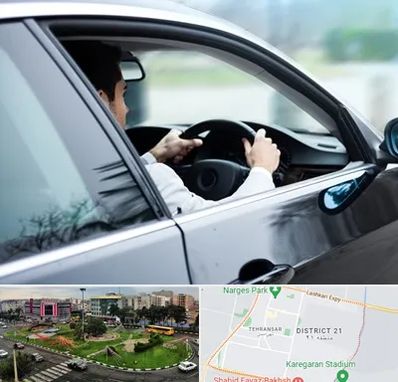 اجاره اتومبیل با راننده در تهرانسر 