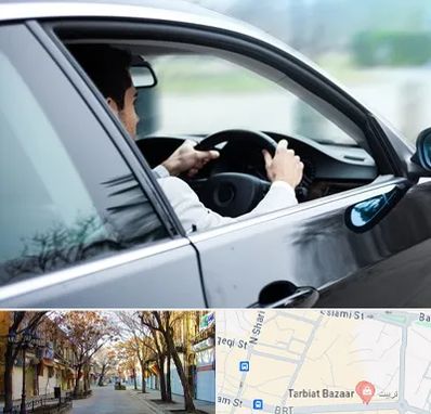 اجاره اتومبیل با راننده در تربیت تبریز