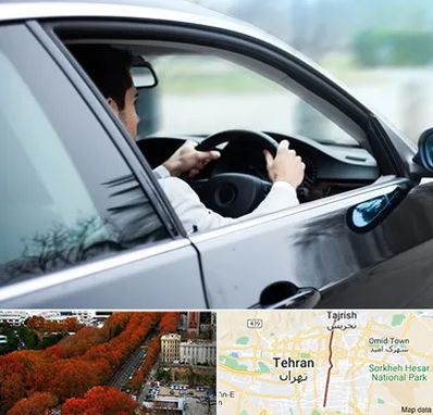 اجاره اتومبیل با راننده در ولیعصر 