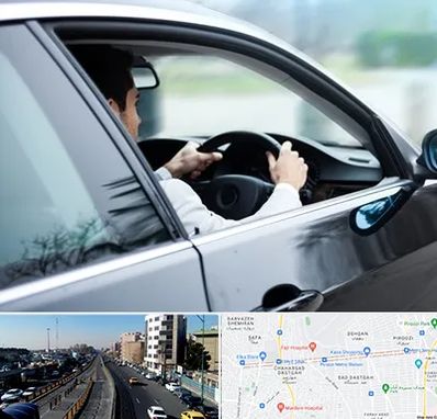 اجاره اتومبیل با راننده در پیروزی 