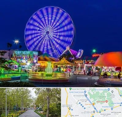 شهربازی در قدوسی غربی شیراز