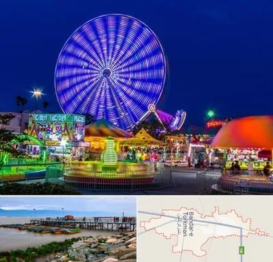 شهربازی در بندر ترکمن