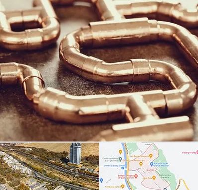 فروش لوله برنجی در خیابان نیایش شیراز