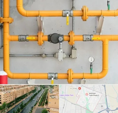 لوله و اتصالات گازی در فاز سه اندیشه