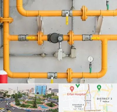 لوله و اتصالات گازی در ونک 