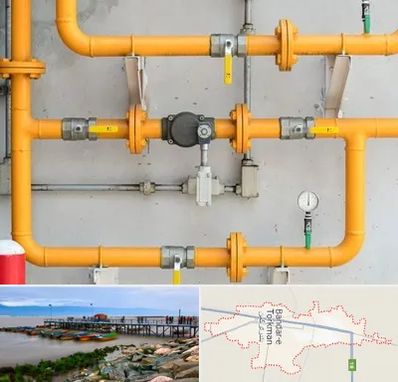 لوله و اتصالات گازی در بندر ترکمن
