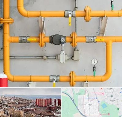 لوله و اتصالات گازی در سهند تبریز