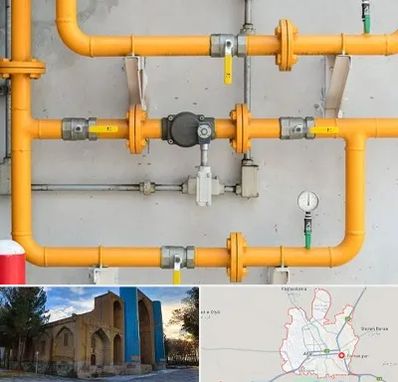 لوله و اتصالات گازی در اهر