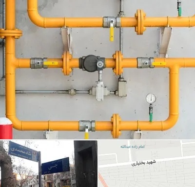 لوله و اتصالات گازی در سی متری جی