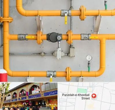 لوله و اتصالات گازی در 15 خرداد