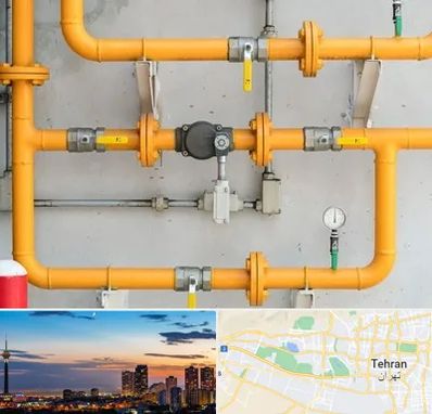 لوله و اتصالات گازی در غرب تهران 