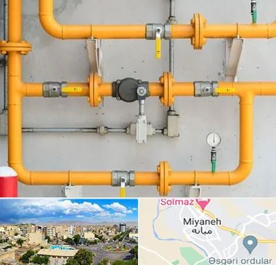 لوله و اتصالات گازی در میانه