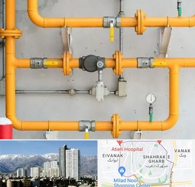 لوله و اتصالات گازی در شهرک غرب 