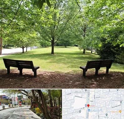 پارک در خیابان توحید اصفهان