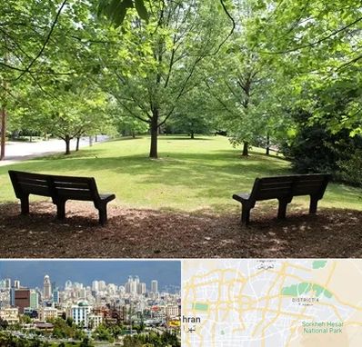 پارک در شرق تهران 