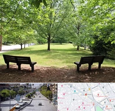 پارک در خیابان زند شیراز