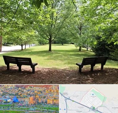 پارک در رشدیه تبریز