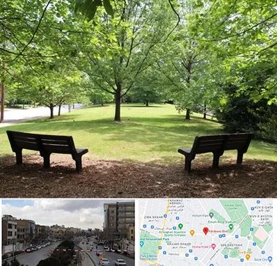 پارک در بلوار فردوسی مشهد 