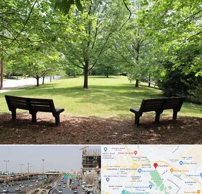 پارک در بلوار توس مشهد 