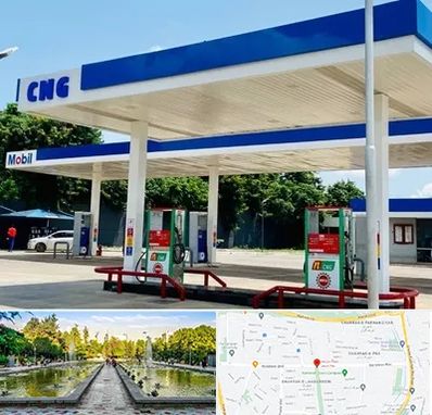 پمپ گاز در سرسبز 