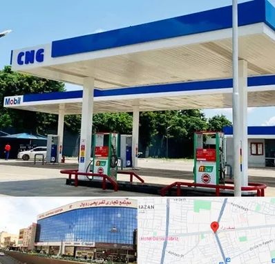 پمپ گاز در نصف راه تبریز