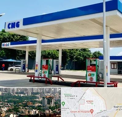 پمپ گاز در عظیمیه کرج 