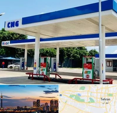 پمپ گاز در غرب تهران 