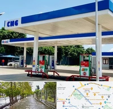 پمپ گاز در خیابان ارم شیراز