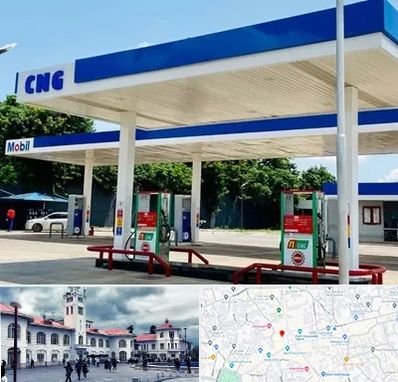 پمپ گاز در میدان شهرداری رشت 