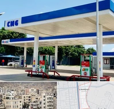 پمپ گاز در اسکندری