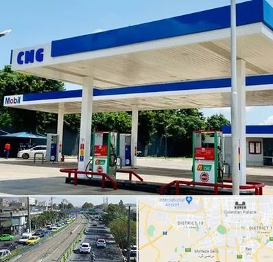 پمپ گاز در جنوب تهران 