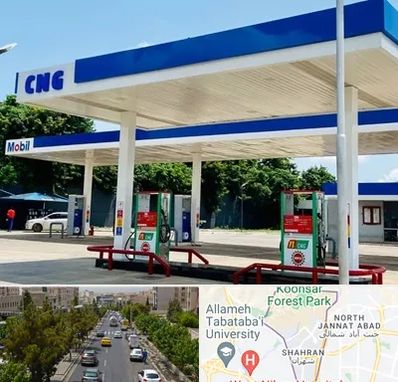 پمپ گاز در شهران 