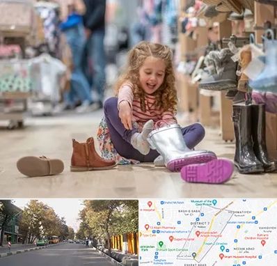 فروشگاه کفش بچه گانه در شریعتی 