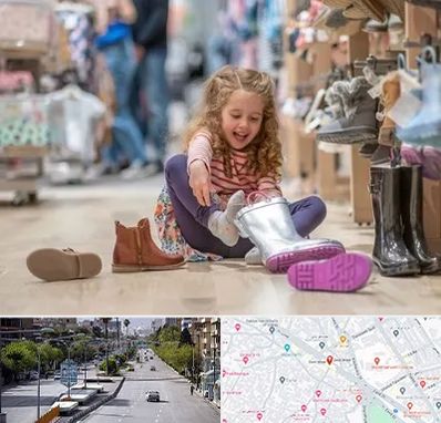 فروشگاه کفش بچه گانه در خیابان زند شیراز