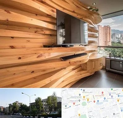 دیوارکوب در میدان کاج 