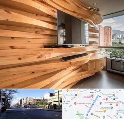 دیوارکوب در خیابان ملاصدرا شیراز