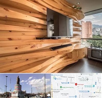 دیوارکوب در کارگر جنوبی 