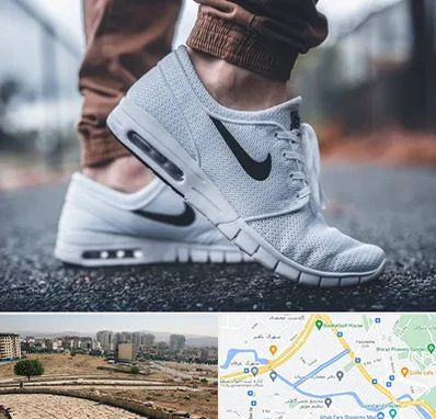 فروشگاه کفش نایک در کوی وحدت شیراز