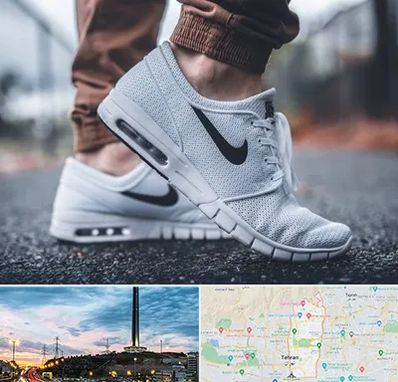 فروشگاه کفش نایک در منطقه 2 تهران 