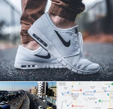 فروشگاه کفش نایک در پیروزی 