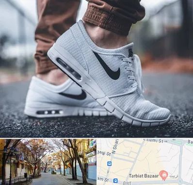 فروشگاه کفش نایک در تربیت تبریز