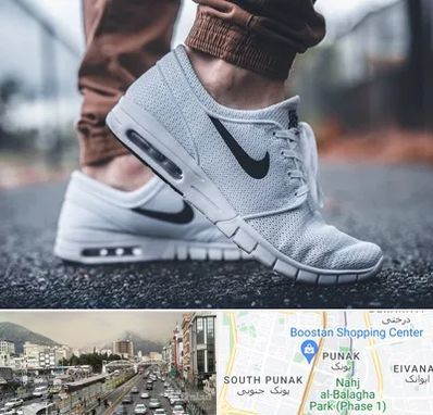 فروشگاه کفش نایک در پونک 