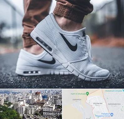 فروشگاه کفش نایک در ولنجک 