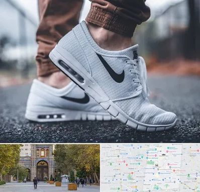 فروشگاه کفش نایک در منطقه 12 تهران 