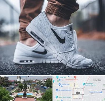 فروشگاه کفش نایک در بهارستان 